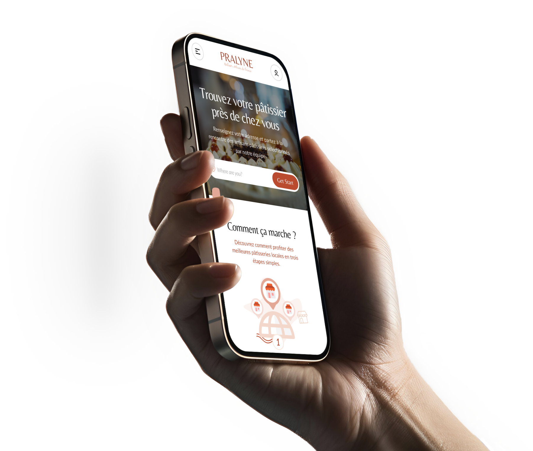 Pralyne Mobile Store Browsing Experience