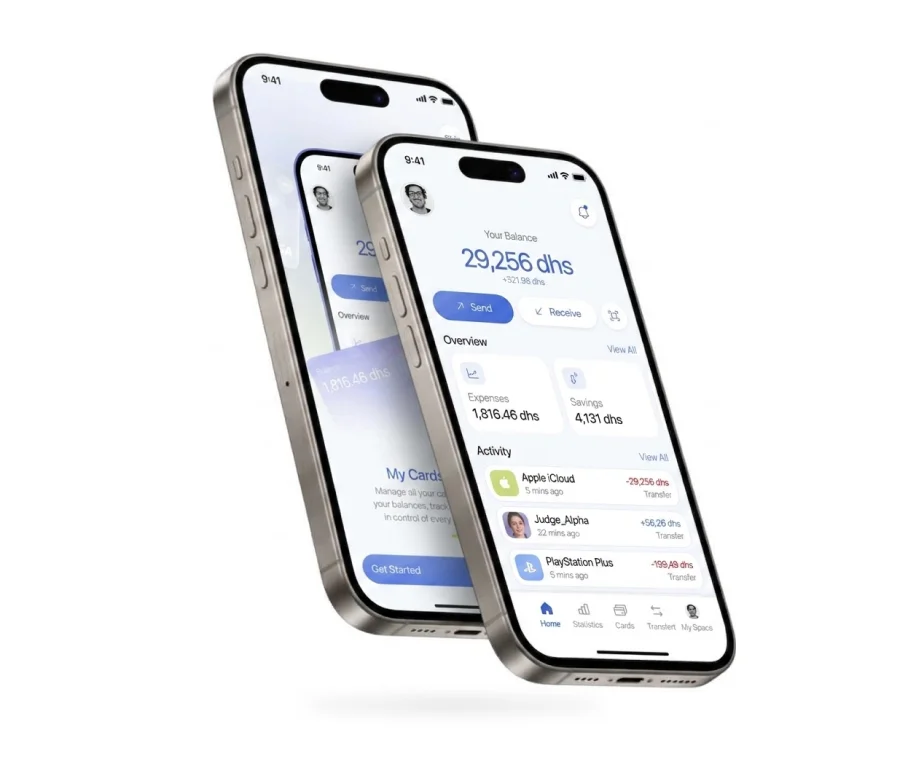 Qash Bank Multi-Card Wallet and Balance Dashboard